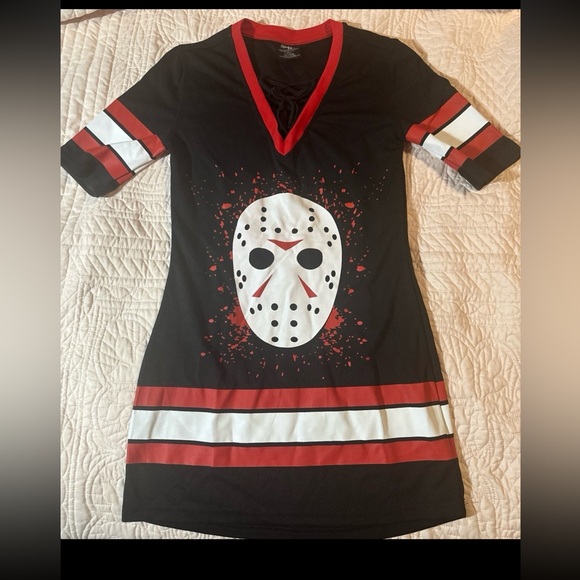 friday the 13th Dresses & Skirts - Friday The 13th Jason Voorhees Hockey
Jersey Dress Size XS, NWOT
